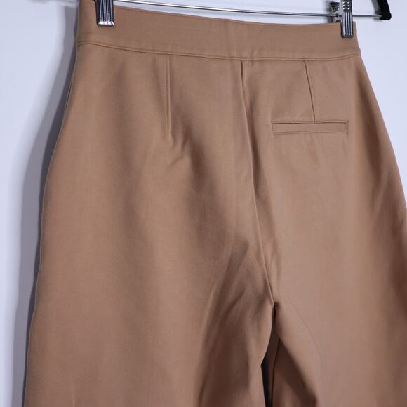 SPANX Perfect Button Ponte Pant Toffee Wide Leg High Rise Pull On Women's S - Picture 5 of 13